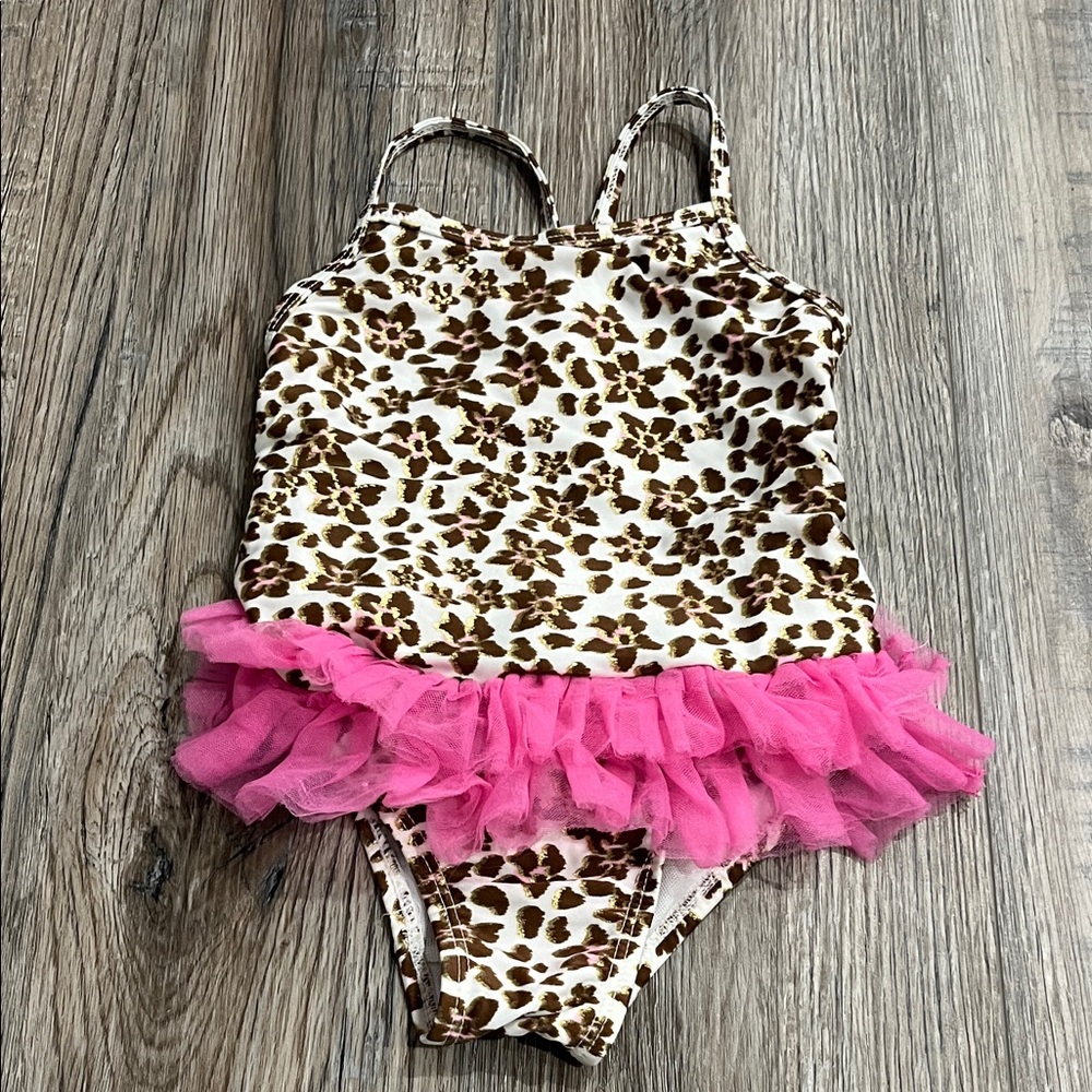 🦄5/25 Leopard Tutu Swimsuit